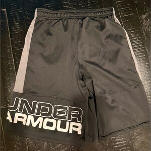 Under Armour Boys Black Shorts